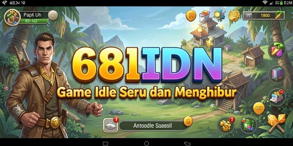 Tampilan gameplay menarik dari 68IDN dengan fitur Idle.
