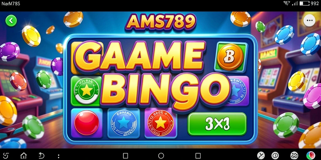Screenshot <strong>AMS789</strong> yang menunjukkan gameplay Bingo yang mengasyikkan.
