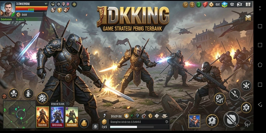 Tampilan gameplay seru dan strategis di IDRKING.