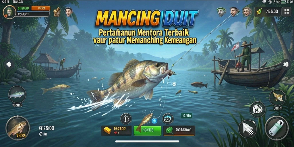 Tangkapan layar MANCINGDUIT menampilkan aksi pertahanan menara yang mendebarkan.