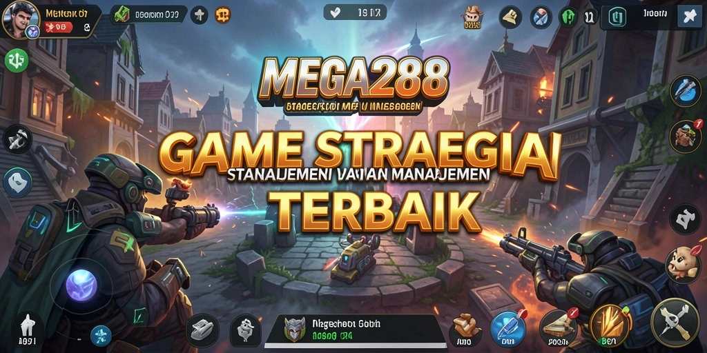 Tangkapan layar gameplay MEGA288 yang menunjukkan aksi strategi mendebarkan.